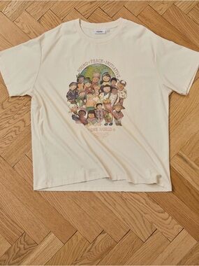 FOUND 'One World' Graphic Tee new